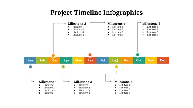 Project Timeline Infographics slide 9