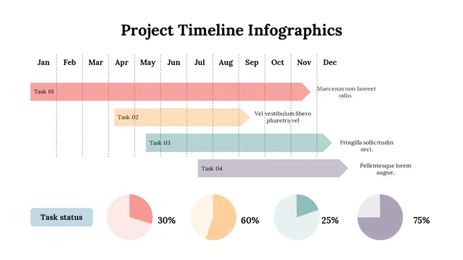 Project Timeline Infographics slide 13