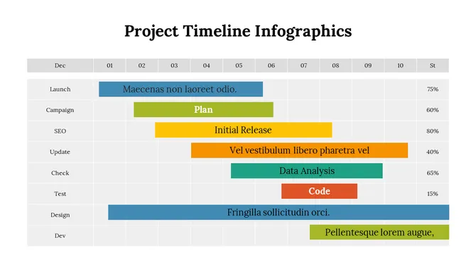Project Timeline Infographics slide 25