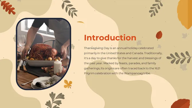 Thanksgiving Day Presentation slide 3