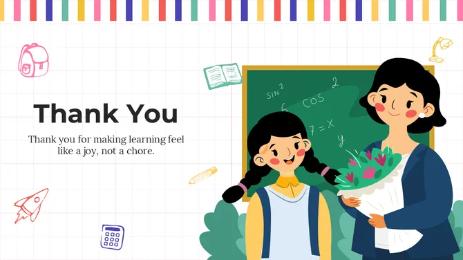 Thank You Notes For Teachers slide 2