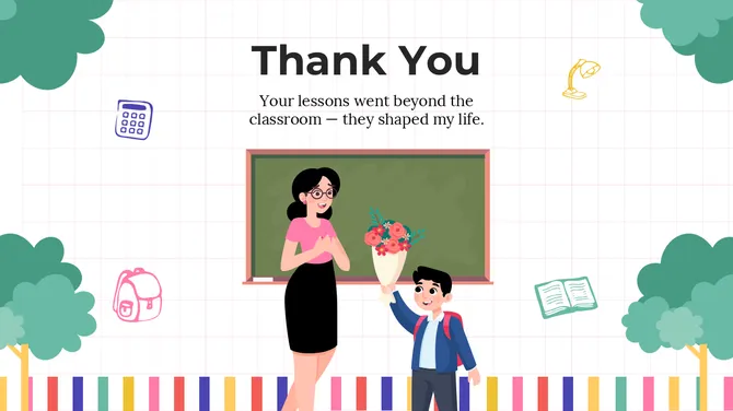 Thank You Notes For Teachers slide 3