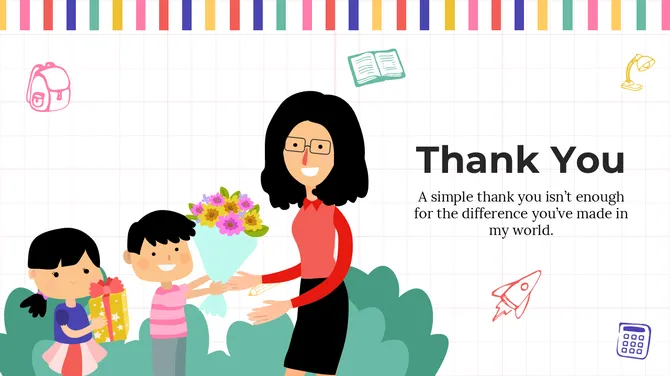 Thank You Notes For Teachers slide 4
