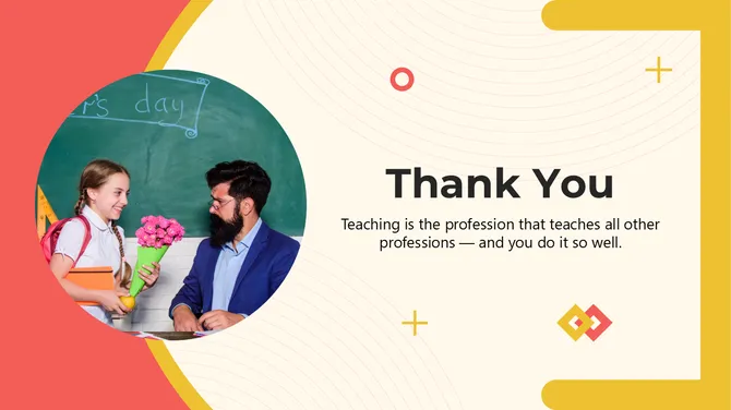 Thank You Teacher PowerPoint slide 4