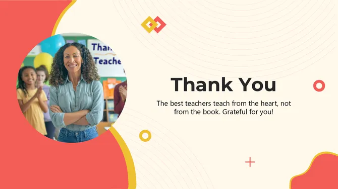 Thank You Teacher PowerPoint slide 6