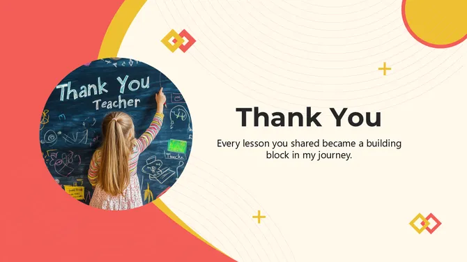 Thank You Teacher PowerPoint slide 8