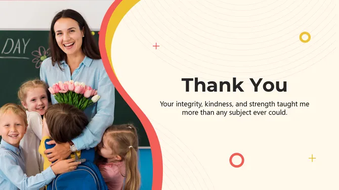 Thank You Teacher PowerPoint slide 10