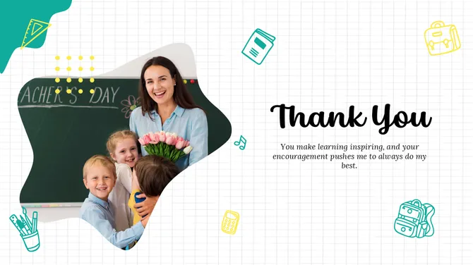 Teacher Thank You Notes From Students slide 4