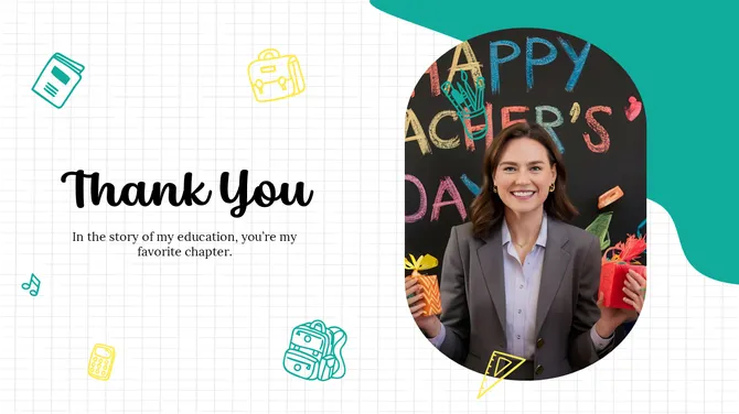 Teacher Thank You Notes From Students slide 6