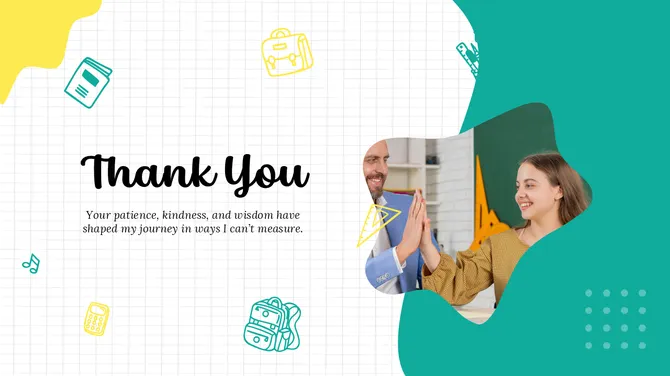 Teacher Thank You Notes From Students slide 7