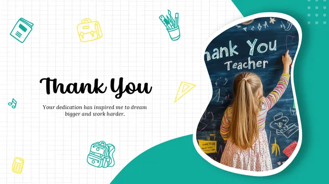 Teacher Thank You Notes From Students slide 10