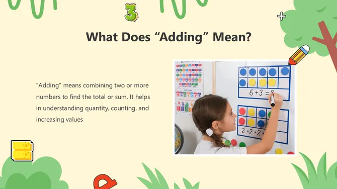 Basic Addition And Subtraction Math Pre-K  slide3