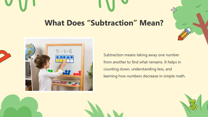 Basic Addition And Subtraction Math Pre-K  slide5