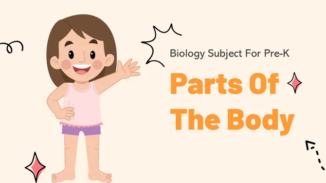 Biology Subject For Pre-K Parts Of The Body slide2
