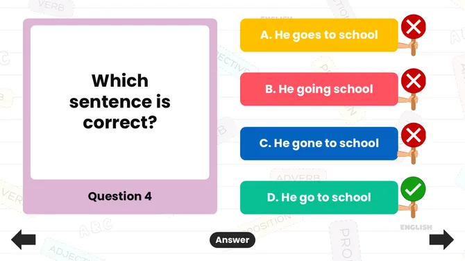 English Class Family Feud slide 7