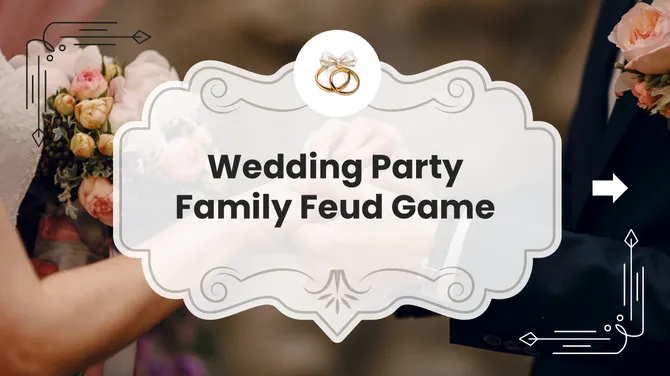Wedding Party Family Feud Game slide 2
