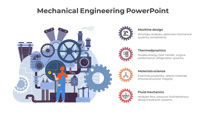 Discover Mechanical Engineering PowerPoint And Google Slides discover-mechanical-engineering-powerpoint-and-google-slides