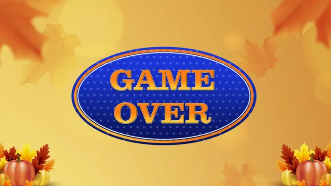 Thanksgiving Family Feud slide13