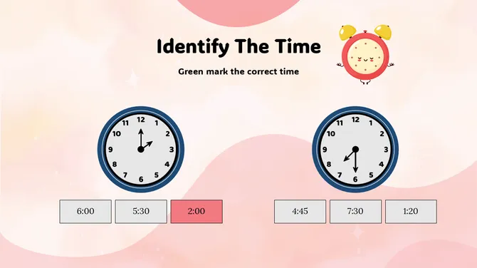 Clock Learning Activities For Pre-K slide13
