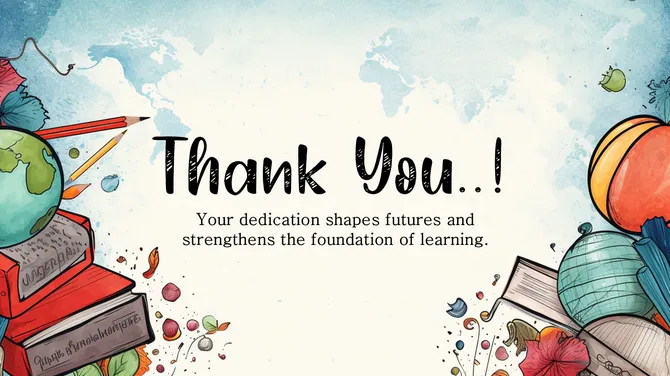 Thank You Education PowerPoint slide 3