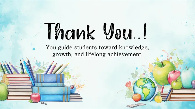 Thank You Education PowerPoint slide 5