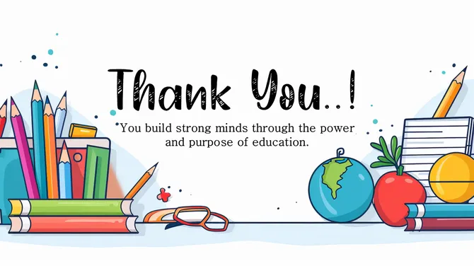 Thank You Education PowerPoint slide 7