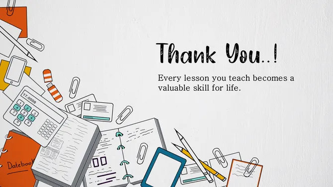 Thank You Education PowerPoint slide 9