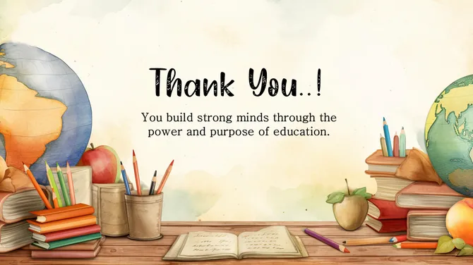 Thank You Education PowerPoint slide 10