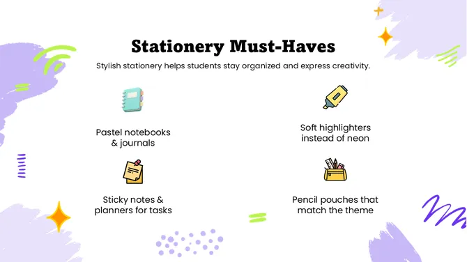 Back To School Essentials slide5