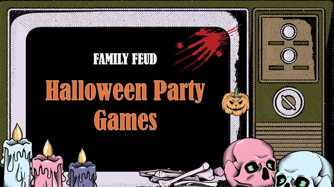 Family Feud Halloween Party Games slide 2