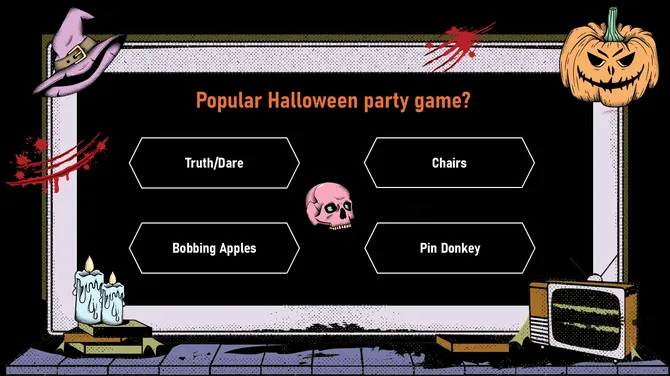 Family Feud Halloween Party Games slide 4