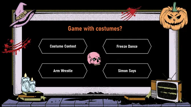 Family Feud Halloween Party Games slide 6