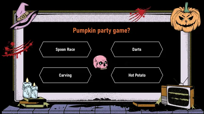 Family Feud Halloween Party Games slide 9
