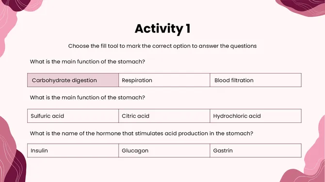 Biology Subject For High School The Stomach slide10