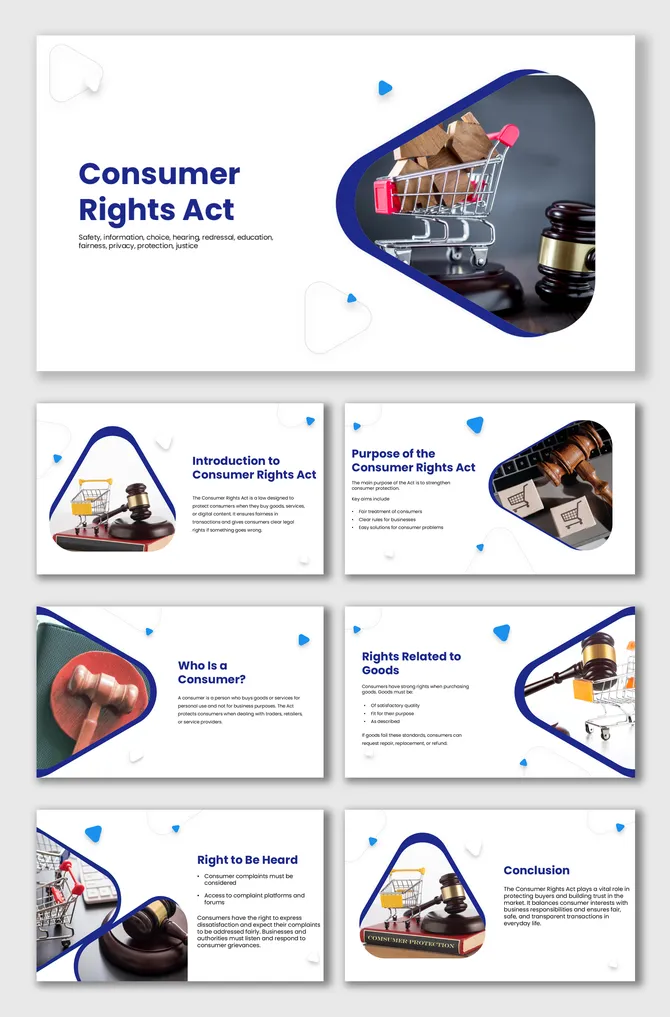 Counsumer Derf Consumer Protection & Rights PPT Templates | Legal Slides