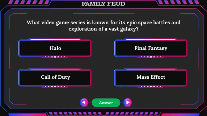 Family Feud Game With Popular Video Games slide8
