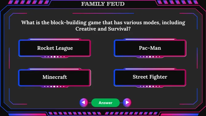 Family Feud Game With Popular Video Games slide9
