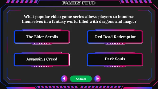Family Feud Game With Popular Video Games slide11