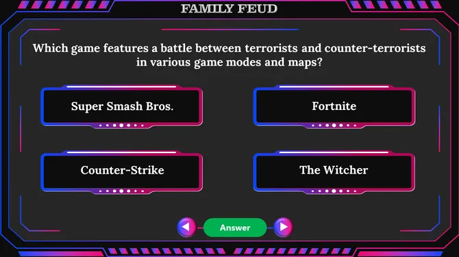 Family Feud Game With Popular Video Games slide12