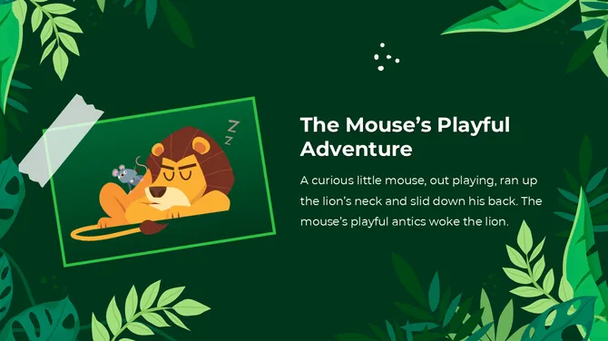 The Lion And The Mouse slide4