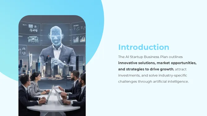 AI Startup Business Plan PowerPoint And Google Slides slide 3