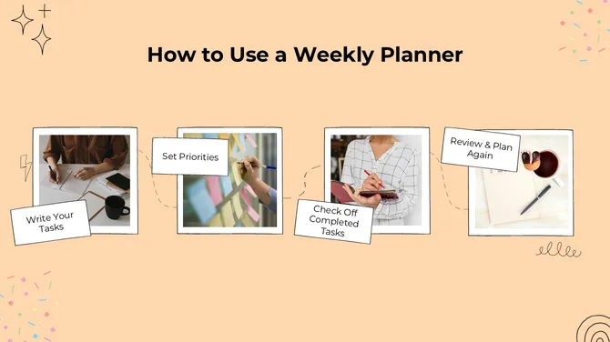 Elementary School Weekly Planner slide4