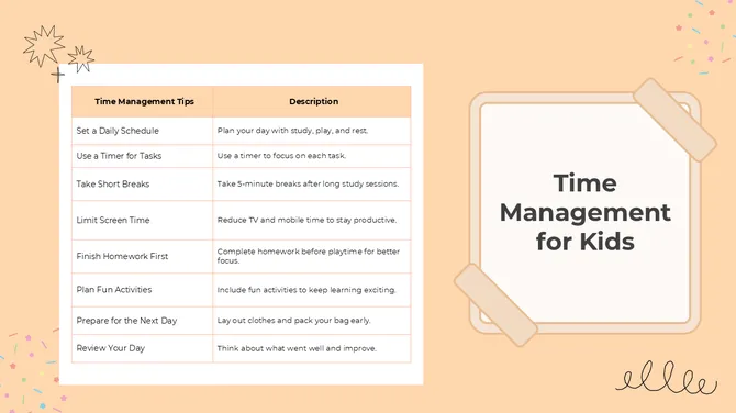 Elementary School Weekly Planner slide6