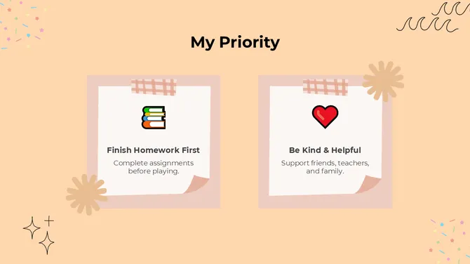 Elementary School Weekly Planner slide9