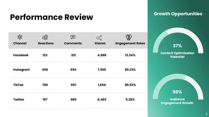 Social Media Profile Audit slide5