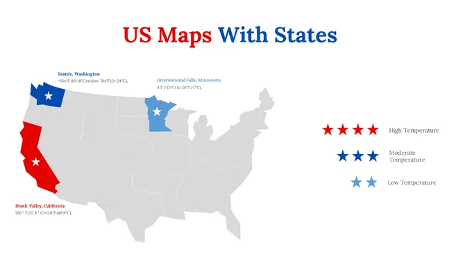 Editable US Map With States slide5