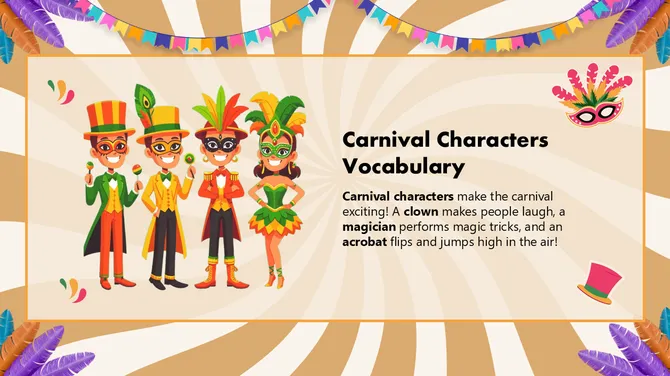 Carnival Vocabulary For Pre-K slide7