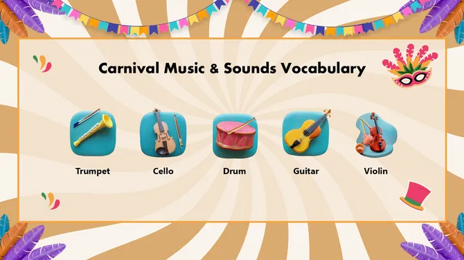Carnival Vocabulary For Pre-K slide8