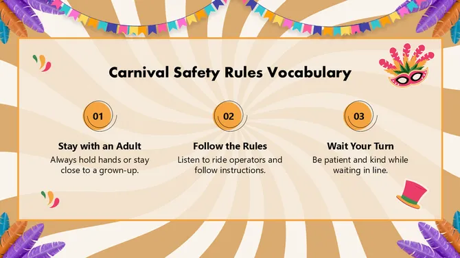 Carnival Vocabulary For Pre-K slide9