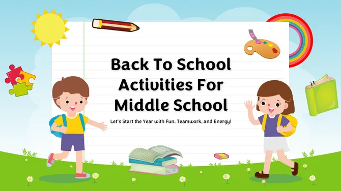 Back To School Activities For Middle School slide2